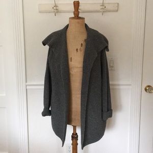 Vince Yak/Wool grey cardigan or sweater coat, sz M